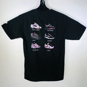 Brooklyn Projects Sneakers Black T-Shirt Medium